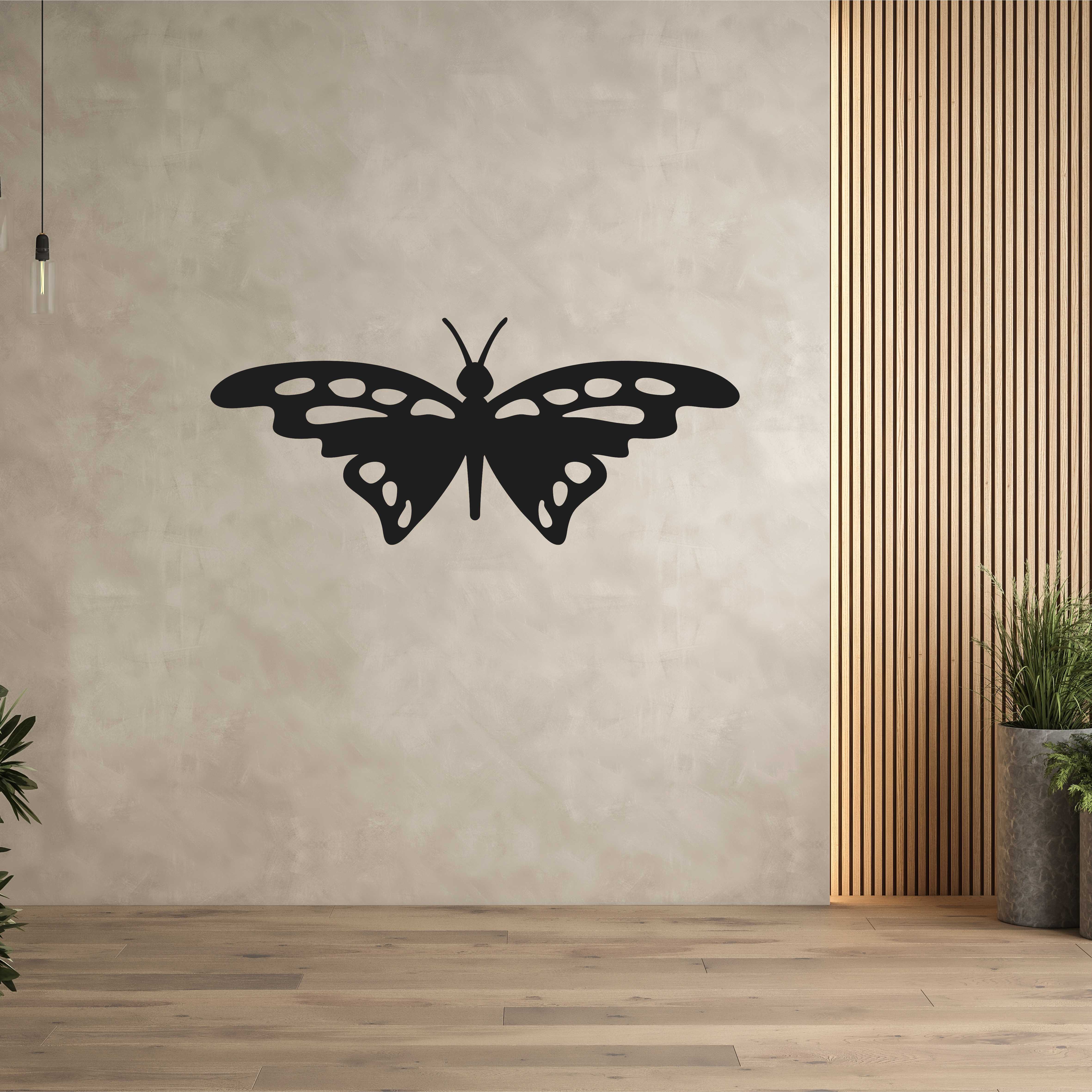 Wandbild aus Holz - Schmetterling