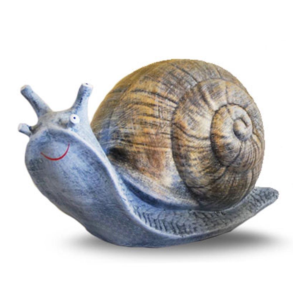 Keramische Gartenstatue - Schnecke