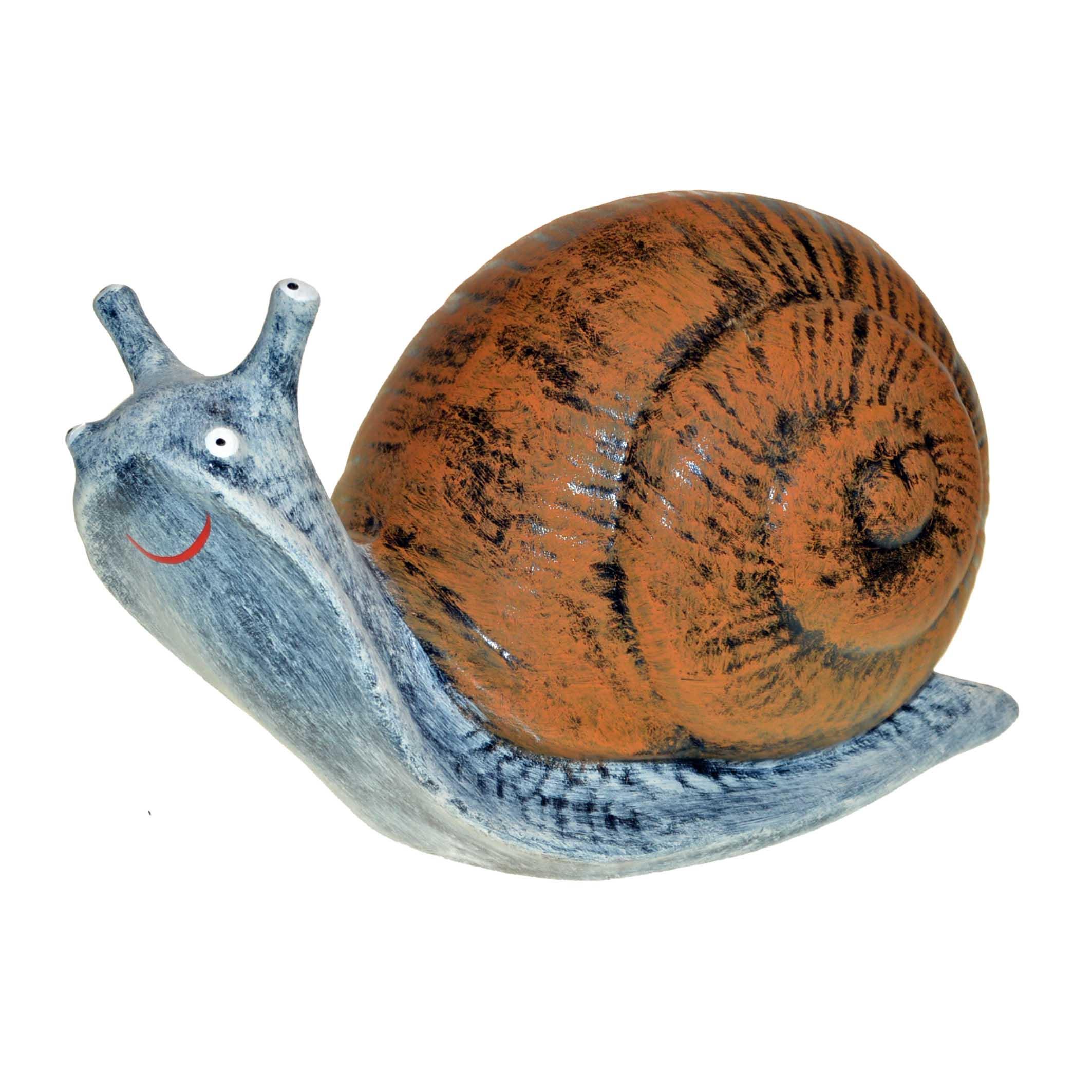 Keramische Gartenstatue - Schnecke