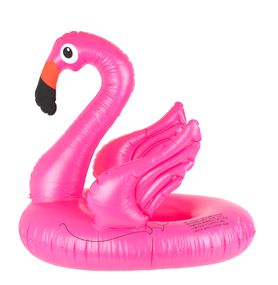 Aufblasbares Rad für Kinder - Flamingo