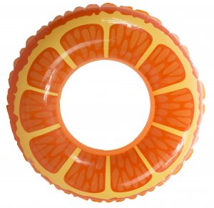 Aufblasbares Rad - orange 90 cm