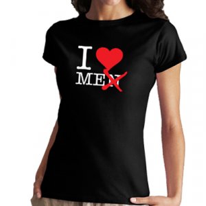 Lustiges T-Shirt - Ich liebe Männer XL
