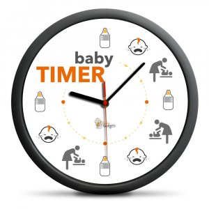 Uhr an der Wand - Planen Sie Ihren Tag bei der Mutterschaft