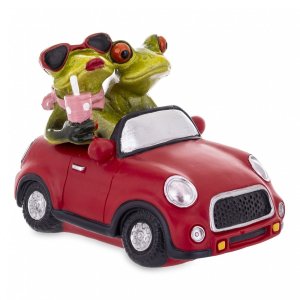 Keramik-Flipflop -  Ein Paar in einem Spielzeugauto