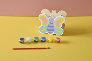 BUTTERFLY Geldkassette mit Malset