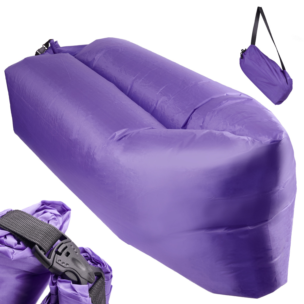 Faulenzer-Tasche - lila 230cm x 70cm