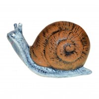 Keramische Gartenstatue - Schnecke