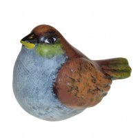 Keramische Gartenstatue - Kleiner Vogel