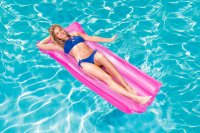 BESTWAY aufblasbare Schwimmmatratze - rosa