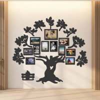 Fotorahmen aus Holz an der Wand – Baum