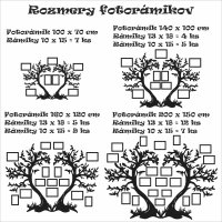 Fotorahmen aus Holz für die Wand – Baum der Liebe