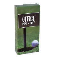 Golf für das Büro im Geschenkkoffer