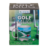 Golfbecher mit Stift und Ball