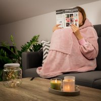 Sweatshirt-Decke - Rosa