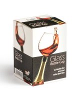 Glasbecher für Flasche