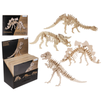 Natürliches 3D-Puzzle aus Holz - Dinosaurier