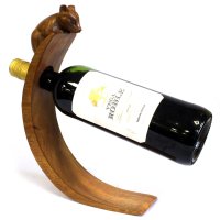 Weinregal aus Holz - Maus