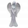 Engel aus Keramik weiß 34cm